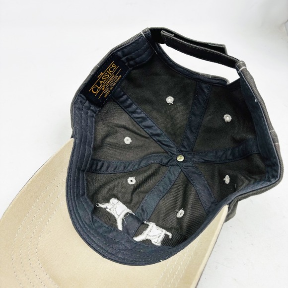 Thick Richards Antler Baseball Cap Embroidered Adjustable Back NWT Cotton - Picture 5 of 7